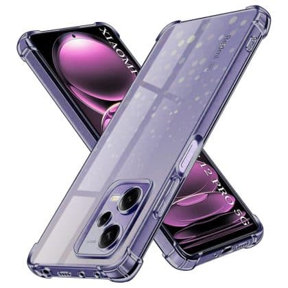 Techsuit Shockproof Clear Silicone - θήκη για Xiaomi Redmi Note 12 Pro 5G - Μαύρο