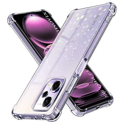 Techsuit Shockproof Clear Silicone - θήκη για Xiaomi Redmi Note 12 Pro 5G - Διάφανο