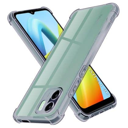 Techsuit Shockproof Clear Silicone - θήκη για Xiaomi Redmi A1 - Μαύρο