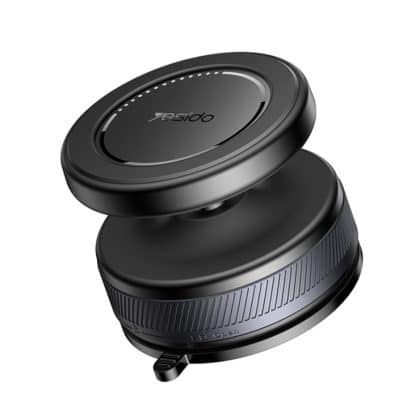 Yesido - Car Holder (c227) - Magnetic Vacuum Suction Cup, For Dashboard, 360, 16n, Universal - Black