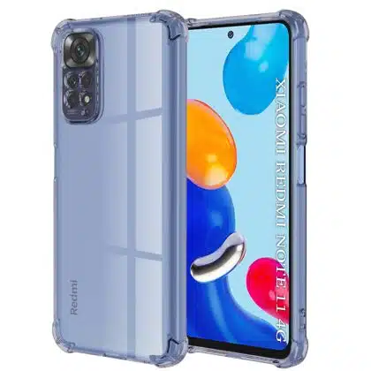 Techsuit Shockproof Clear Silicone - θήκη για Xiaomi Redmi Note 11 - Μαύρο