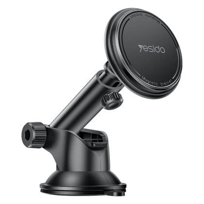 Yesido - Car Holder (c269) - Magnetic, For Dashboard, Bionic Suction Cup, Telescopic Arm, 360, Universal - Black