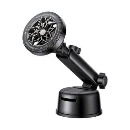 Yesido - Car Holder (c266) - Magnetic N52, For Dashboard, 360 Base, Telescopic Clamp Arm, Unique Design, 4.7-7.2 Inch - Black