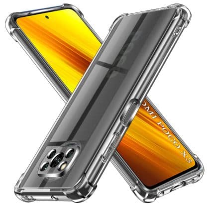 Techsuit Shockproof Clear Silicone - θήκη για Xiaomi Poco X3 - Διάφανο