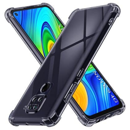Techsuit Shockproof Clear Silicone - θήκη για Xiaomi Redmi Note 9 - Διάφανο