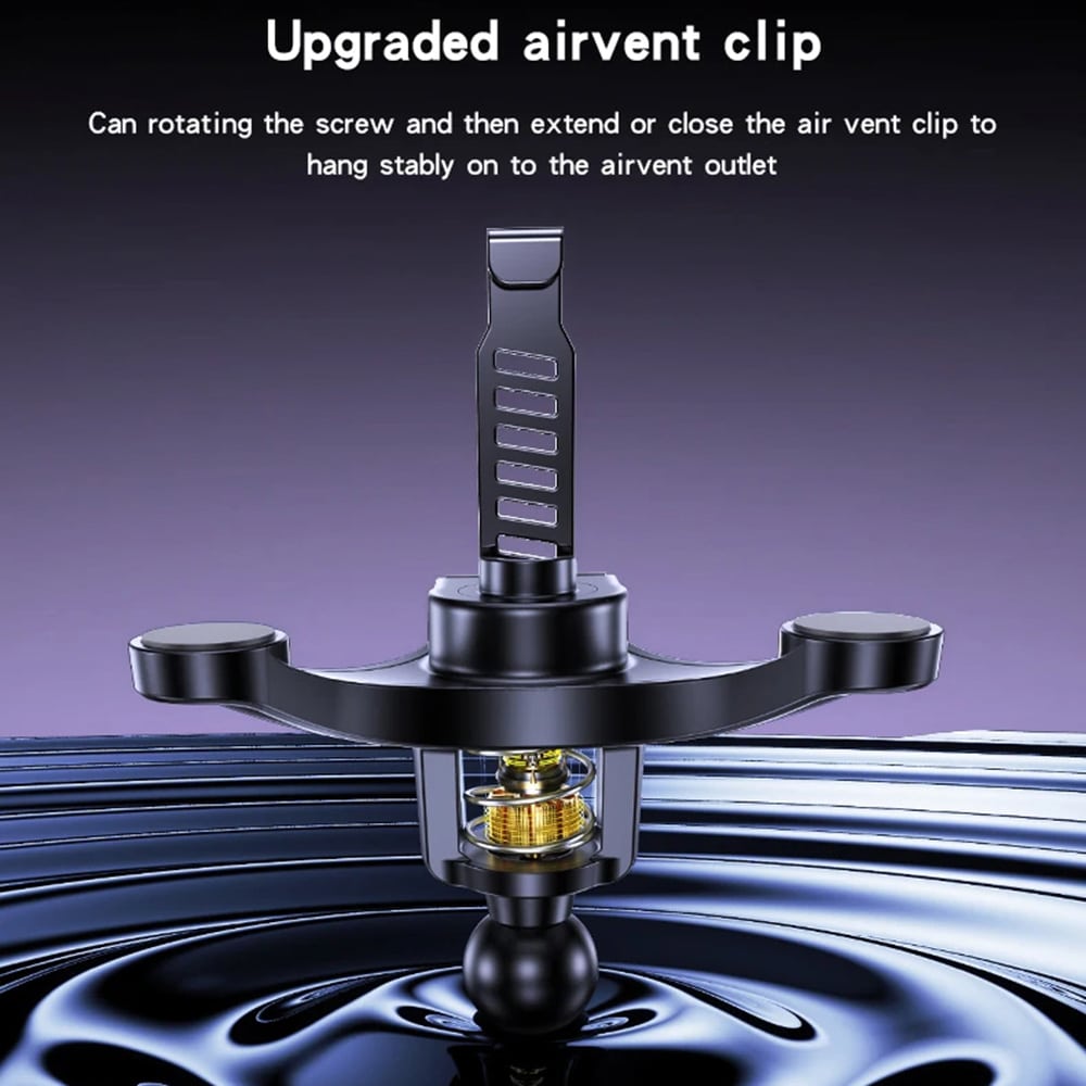 Yesido - Car Holder (c246) - Magnetic, For Air Vent, Upgraded Clip, Free Rotating Angle - Black - Image 3