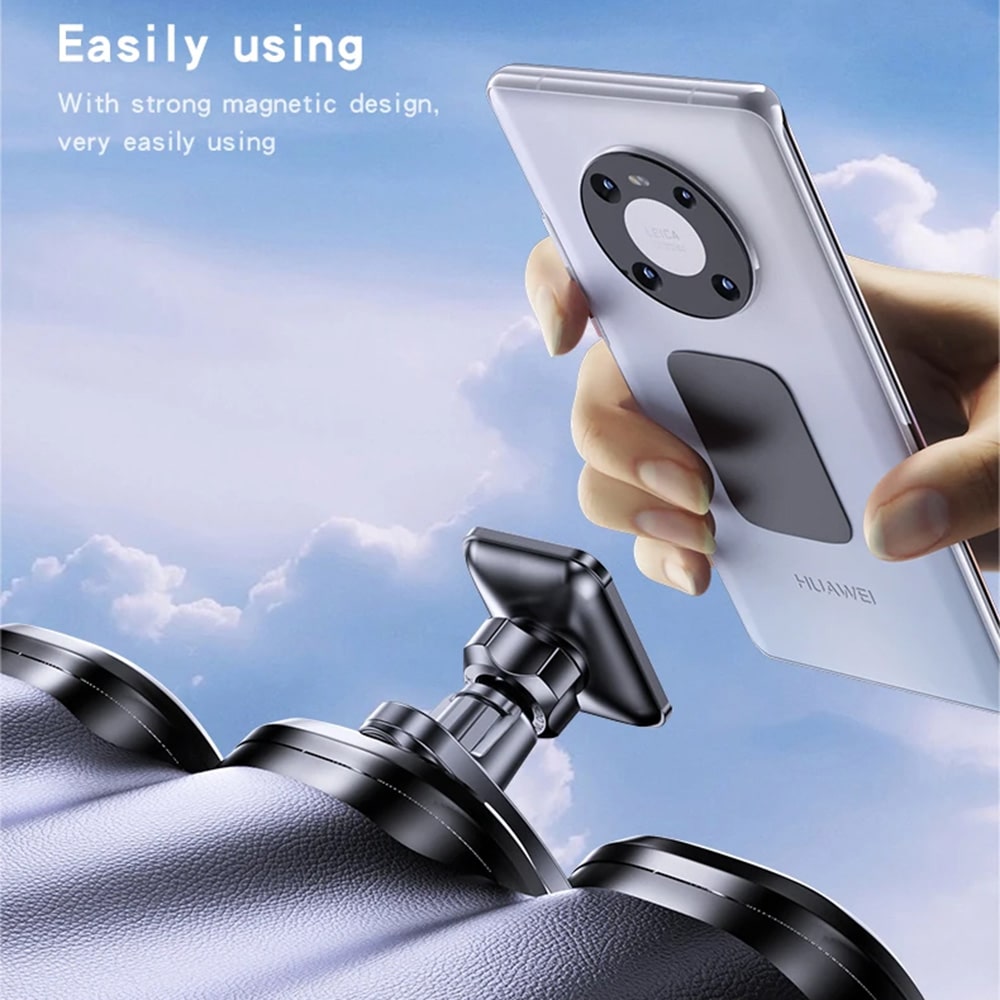 Yesido - Car Holder (c246) - Magnetic, For Air Vent, Upgraded Clip, Free Rotating Angle - Black - Image 5