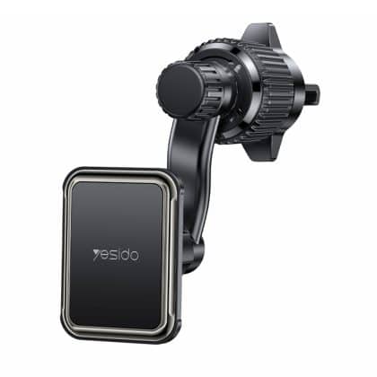 Yesido - Car Holder (c244) - Magnetic, For Air Vent, Upgraded Clip, Free Rotating Angle, N42 Magnets - Black