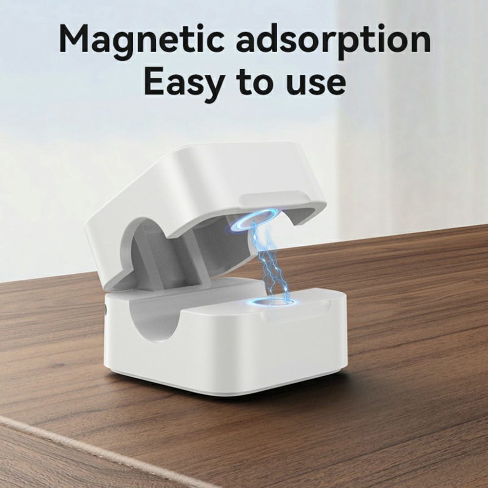 Yesido - (4 Pack) Καλώδιο Organizer (c216wh) - Magnetic Clips, Strong Adhesive, Mini Design - White - Image 3