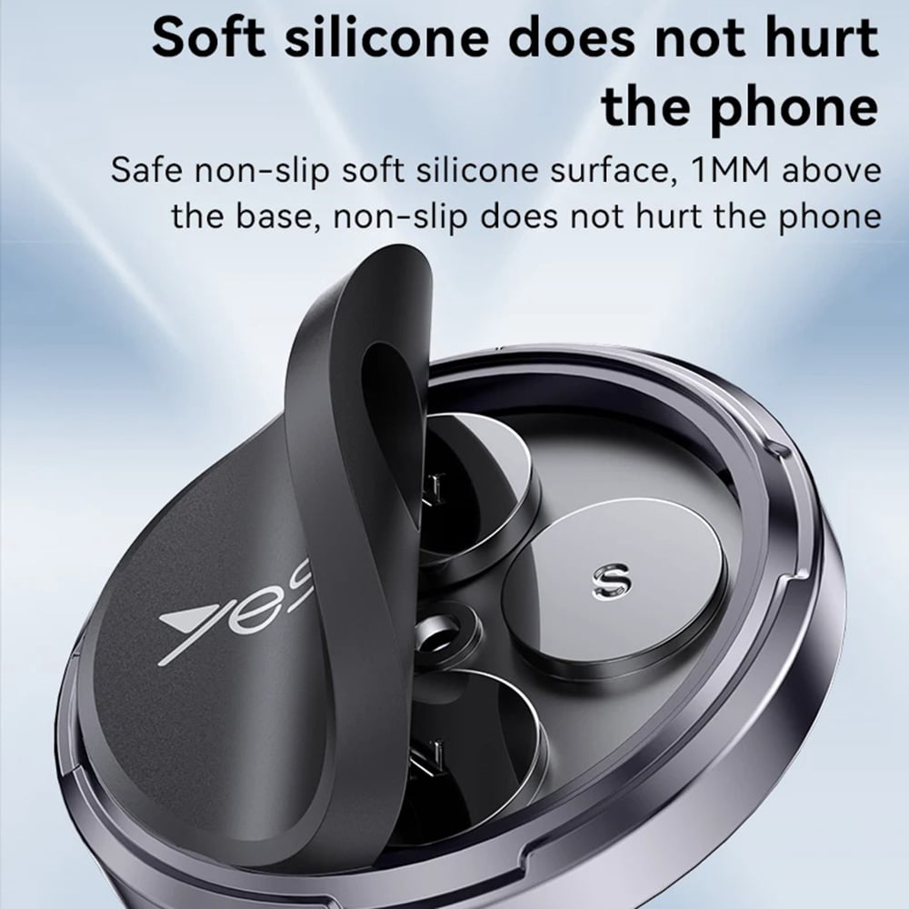 Yesido - Mini Car Holder (c211) - Magnetic, For Dashboard/display, With Strong Adhesive, Universal - Black - Image 9