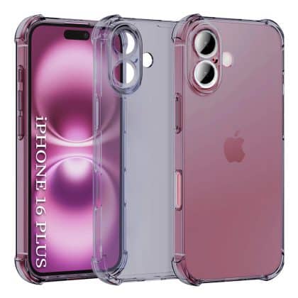 Techsuit Shockproof Clear Silicone - θήκη για Apple iPhone 16 Plus - Διάφανο