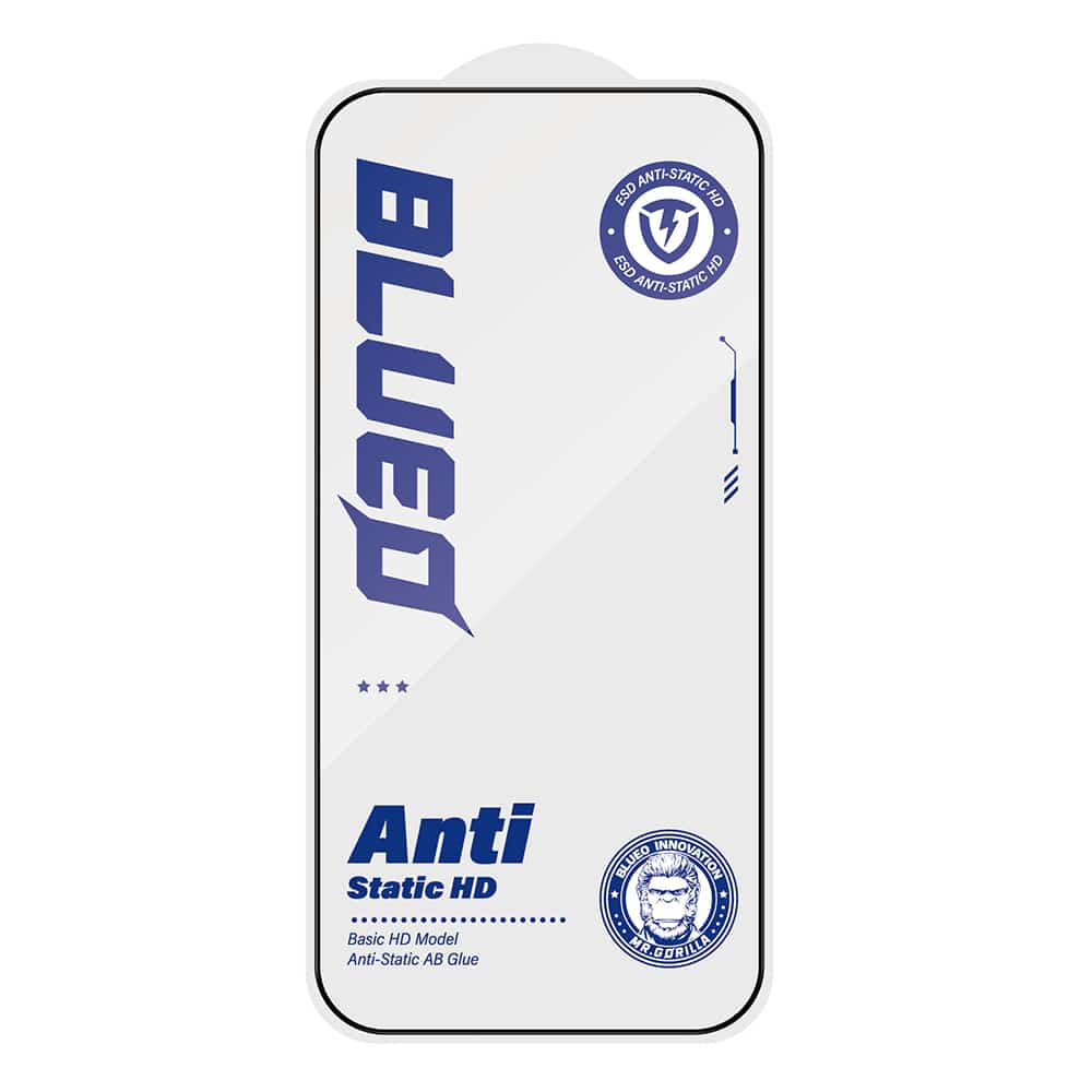 Blueo - Αντιστατικό γυαλί HD - iPhone 14 Pro Max - Μαύρο - Image 4