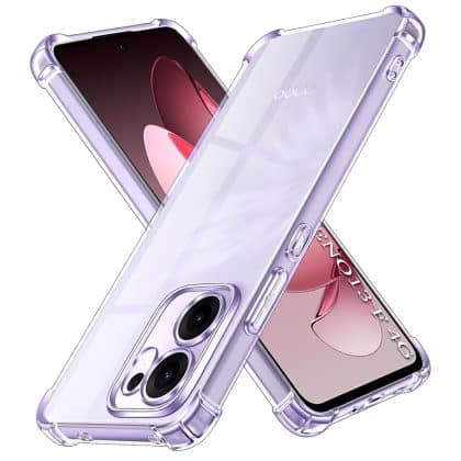 Techsuit Shockproof Clear Silicone - θήκη για Oppo Reno13 F 4G - Διάφανο