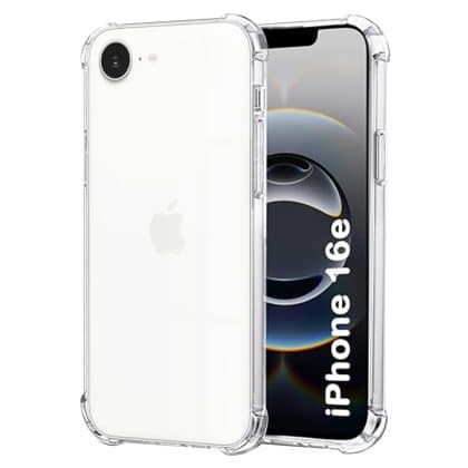 Techsuit Shockproof Clear Silicone - θήκη για Apple iPhone 16e - Διάφανο