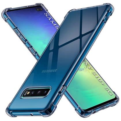 Techsuit Shockproof Clear Silicone - θήκη για Samsung Galaxy S10+ - Διάφανο