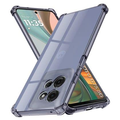 Techsuit Shockproof Clear Silicone - θήκη για Motorola Moto G75 - Διάφανο