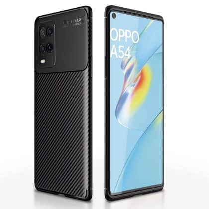 Techsuit CarbonFiber - θήκη για Oppo A54 - Μαύρο