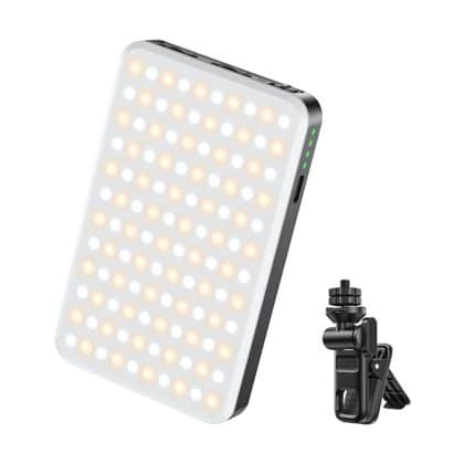 Yesido - Selfie Light (dh12) - USB-C, 3000mah, 6w, 120 Led, With Clip-On Design - Black