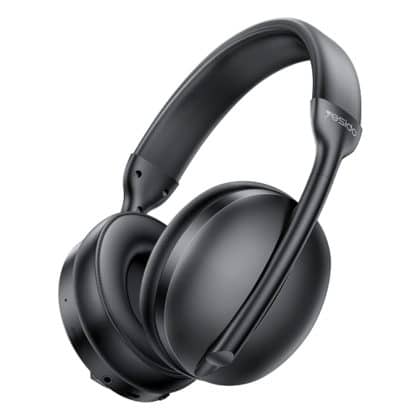 Yesido - Wireless Headphones (ep08) - With Bluetooth V5.3, Active Noise Cancelling, Microphone, 500mah - Black