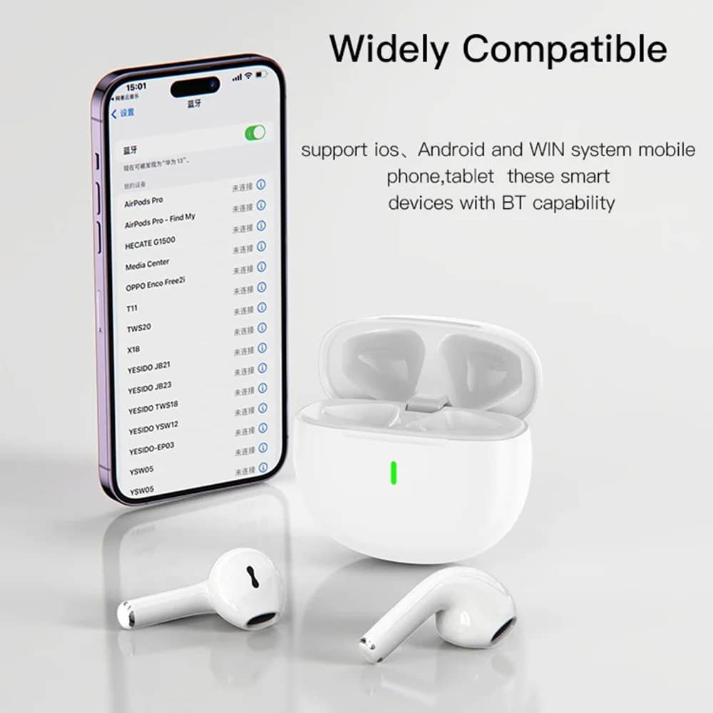 Yesido - Ασύρματα Ακουστικά (tws18) - Bluetooth V5.1, Ημικλειστό Σχέδιο, 220mah, Type-C - Λευκό - Image 5