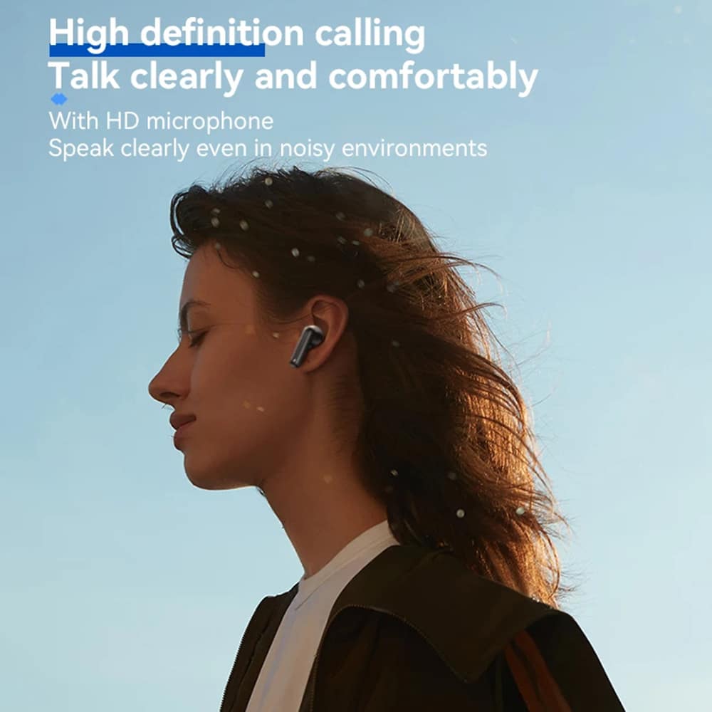 Yesido - Ασύρματα Ακουστικά (tws25) - Με Μικρόφωνο, Bluetooth V5.3, Ελεγχο Αφής, Σχεδίαση Ημι-Εντός Του Αυτιού, 250mah - Μαύρο - Image 5