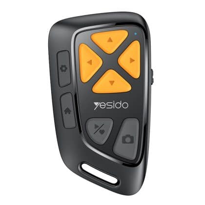 Yesido - Bluetooth Remote Control (sf25) - Swipe Videos/read Novels/take Photos Remotely, 200mah - Black
