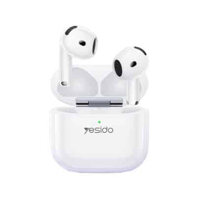 Yesido - Wireless Earbuds (tws32) - With Anc, Microphone, Bluetooth 5.4, Half-In-Ear Design, 300mah - White