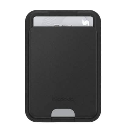 Mcdodo - Magnetic Card Holder Napa Series (wh-7920) - 3x Card Capacity, Leather Texture, Ultra-Slim - Black