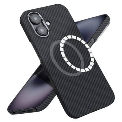 Techsuit Aramid Fiber - θήκη για Apple iPhone 16 - Μαύρο
