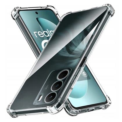 Techsuit Shockproof Clear Silicone - θήκη για Realme C71 - Διάφανο