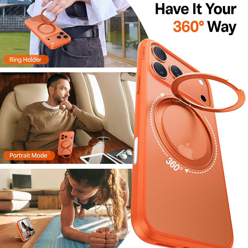 Torras Ostand Pro Series - θήκη για Apple iPhone 17 Pro Max - Πολύχρωμο - Image 3
