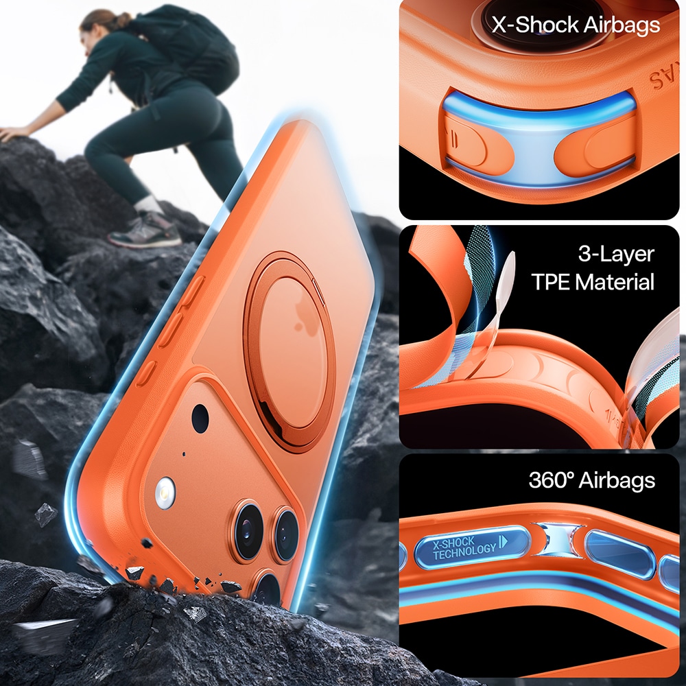 Torras Ostand Pro Series - θήκη για Apple iPhone 17 Pro Max - Πολύχρωμο - Image 8