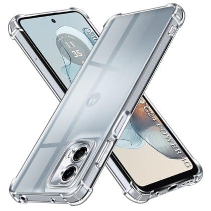 Techsuit Ανθεκτική Διαφανής Σιλικόνη - θήκη για Motorola Moto G24 Power - Διάφανο
