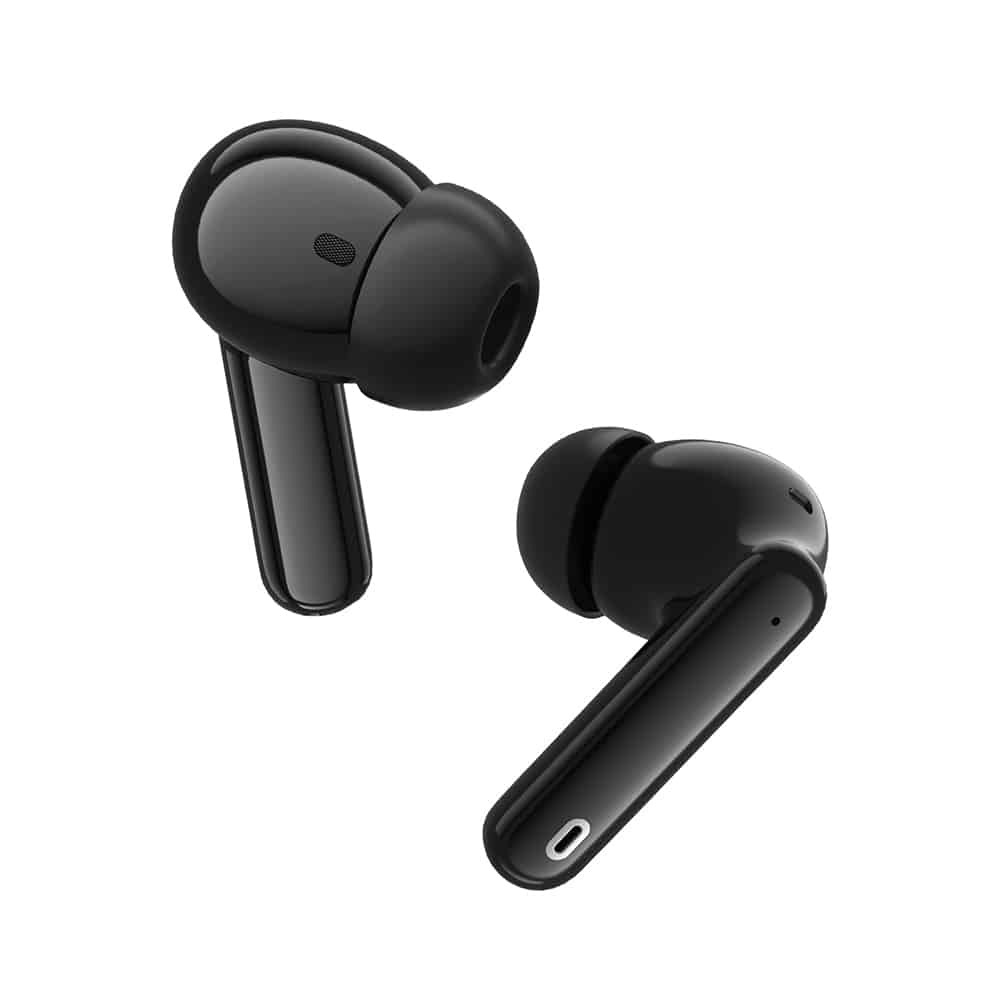 Techsuit - Premium Wireless Earbuds Audira pro (cw1) - Bluetooth V5.4, 300mah, Active Noise Cancelling, 4 Mic - Black - Image 5