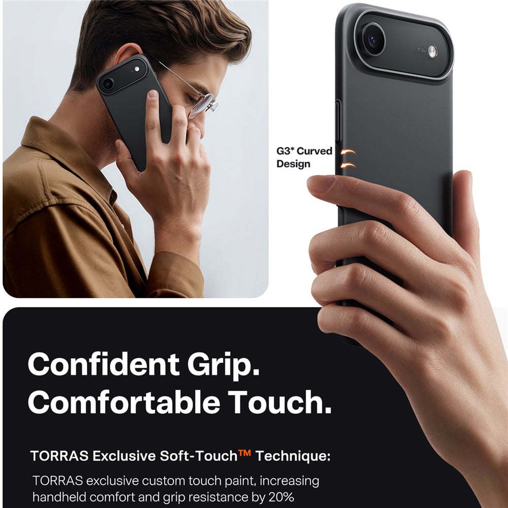 Torras - Slimfit Magsafe Σειρά - iPhone 17 Air - Μαύρο - Image 2