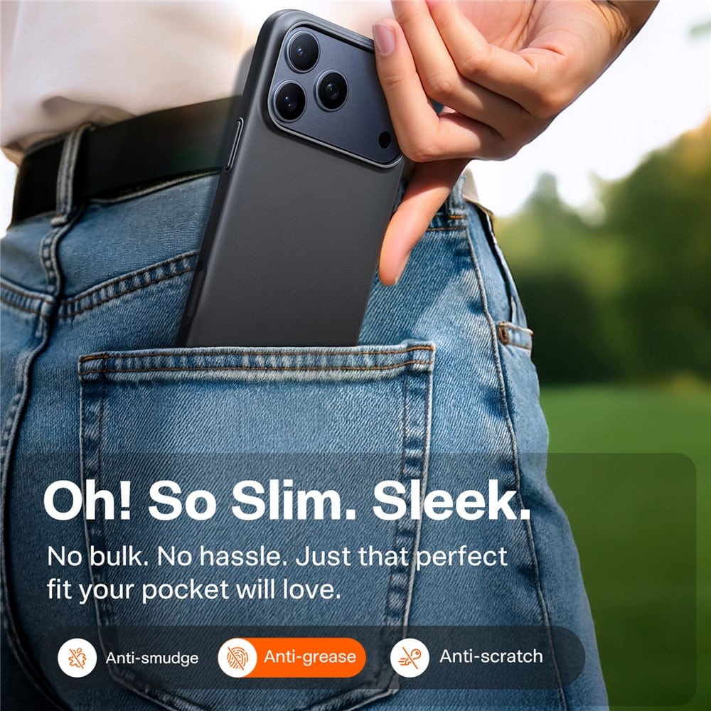 Torras SlimFit MagSafe Series - θήκη για Apple iPhone 17 Pro Max - Μαύρο - Image 3