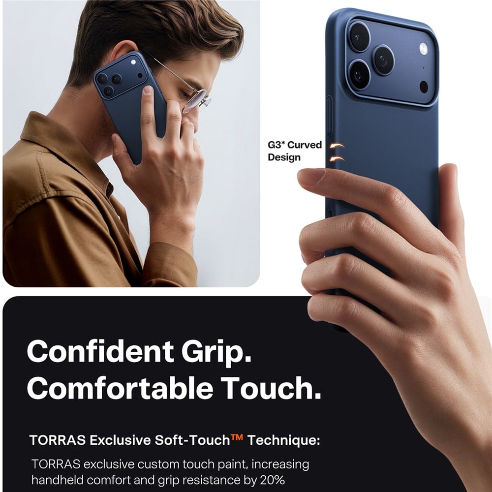 Torras - Slimfit Magsafe Σειρά - iPhone 17 Pro - Ναυτικό Μπλε - Image 7