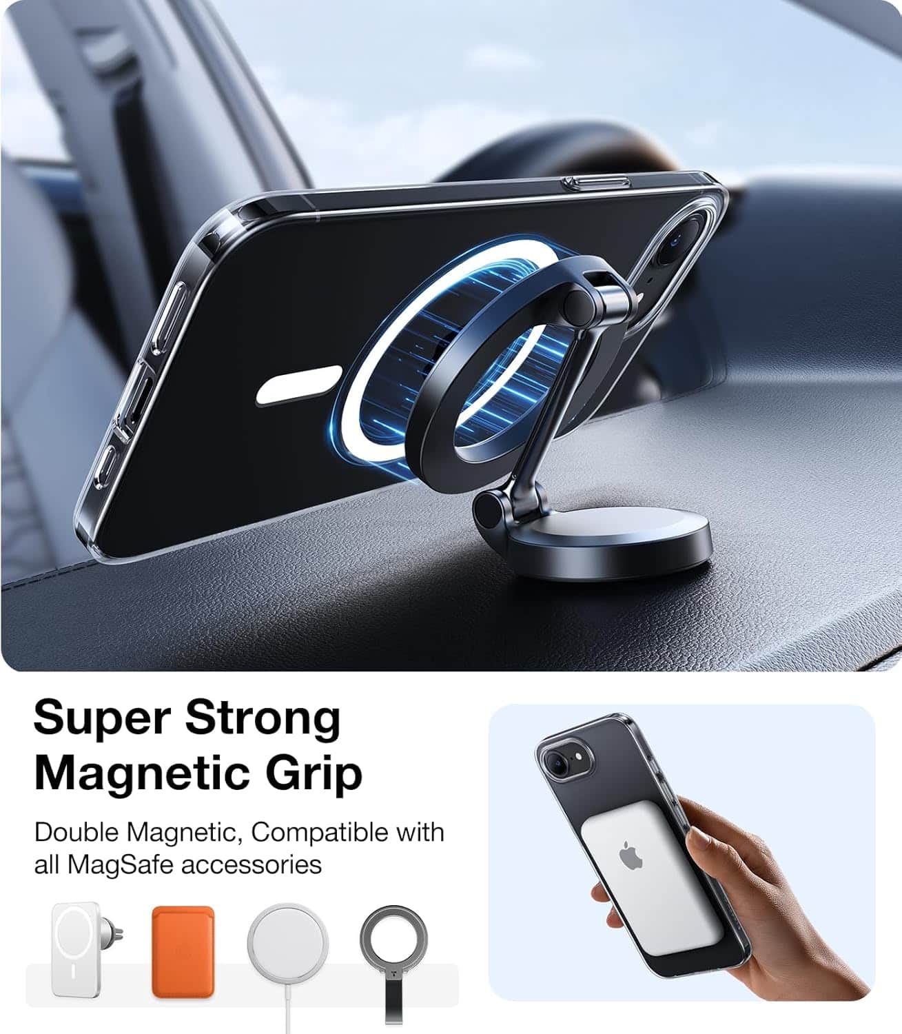 Torras SlimFit MagSafe Series - θήκη για Apple iPhone 17 Pro Max - Διάφανο - Image 6
