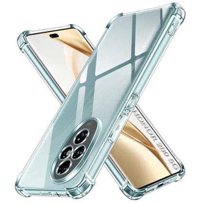 Techsuit Shockproof Clear Silicone - θήκη για Honor 200 - Διάφανο