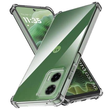 Techsuit Shockproof Clear Silicone - θήκη για Motorola Moto G35 - Διάφανο