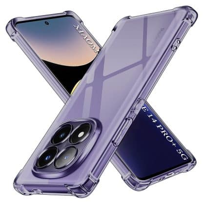 Techsuit Shockproof Clear Silicone - θήκη για Xiaomi Redmi Note 14 Pro+ 5G - Μαύρο