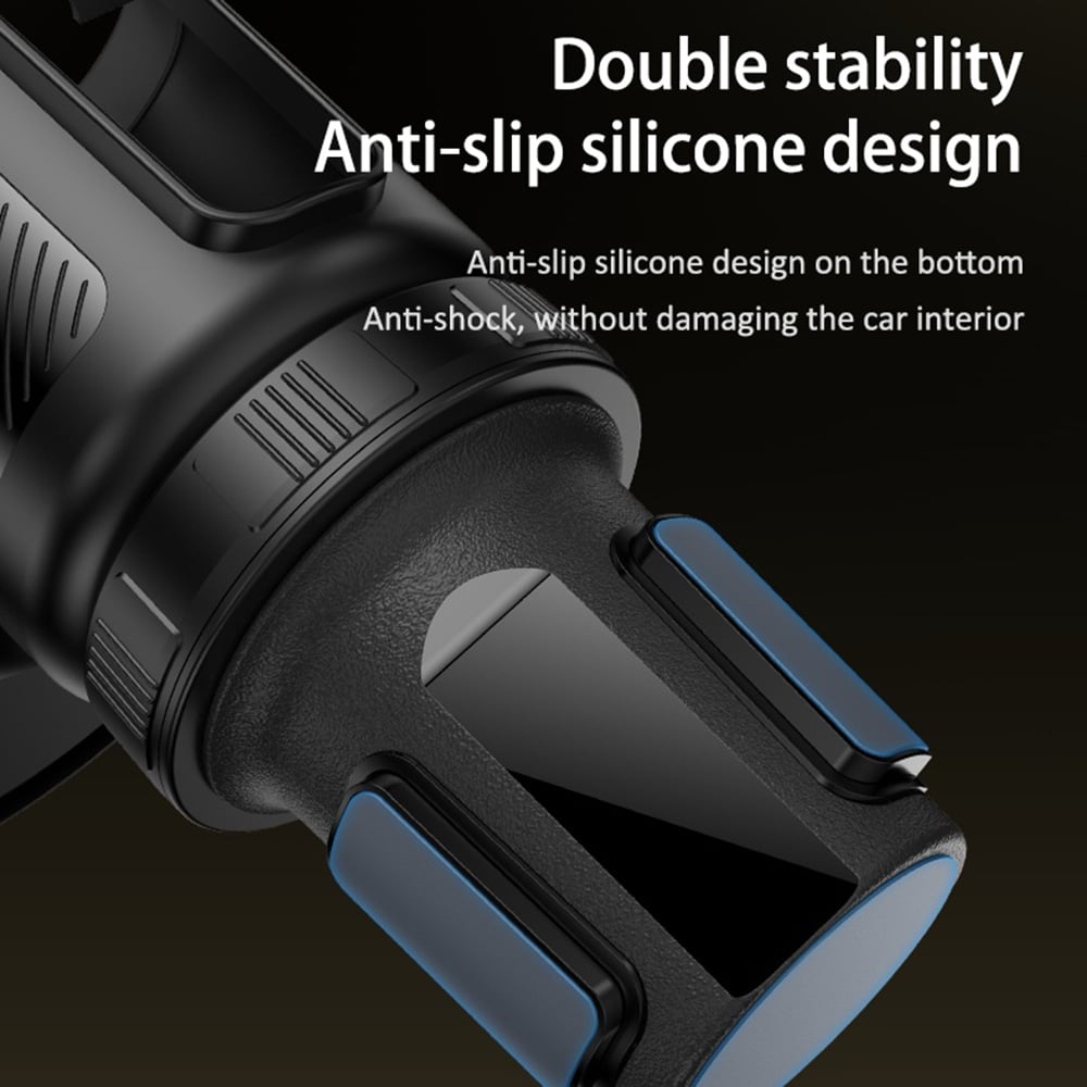 Yesido - Car Holder 4in1 (c274) - Cup Storage, Phone Mount And Sundries Storage, 720° Adjustable Angle, 4.7-7.2" - Black - Image 5