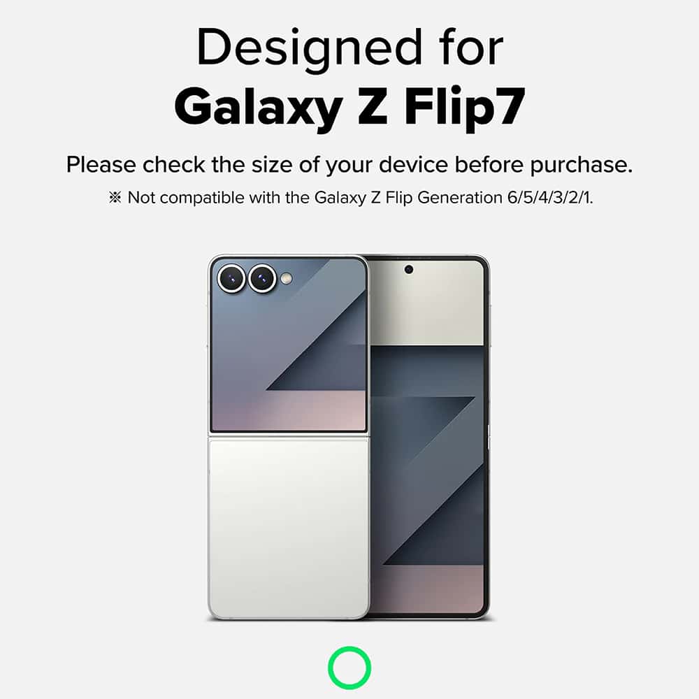 Ringke - Camera Lens Frame Glass - Samsung Galaxy Z Flip7 - Black - Image 6