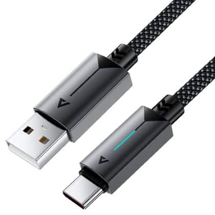 Acefast - Data Καλώδιο (c19-04) - Usb To Type-C, Fast Charging, 3a, Bend-Resistant, Nylon Braid, 1.2m - Black
