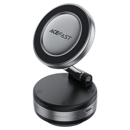 Acefast - Car Holder (e30) - For Dashboard/windshield, Magnetic Grip - Metal Gray