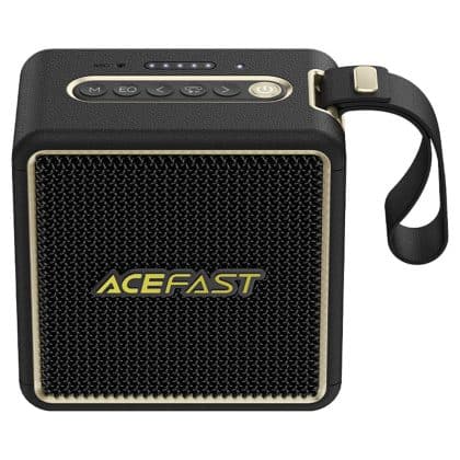 Acefast - Wireless Speaker Nano (k3) - Bluetooth 5.4, Rgb Lights, Handsfree Calls, Usb, Tf, Aux, Ipx6, Usb-C, 2600mah - Black
