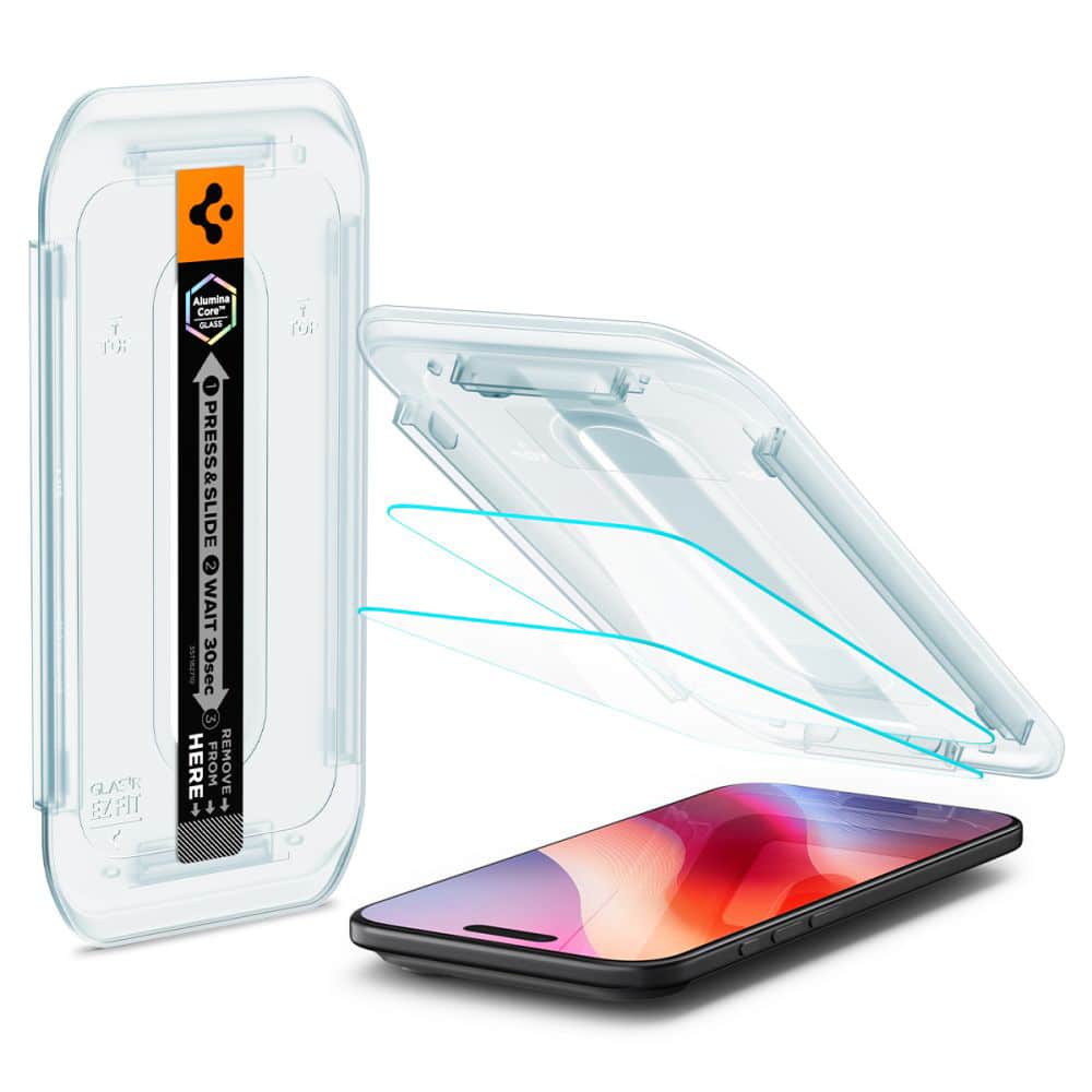 Spigen Glas.tr "ez Fit" Γυαλί Tempered Για iPhone Air 2 Τεμάχια Διαφανές - Image 4