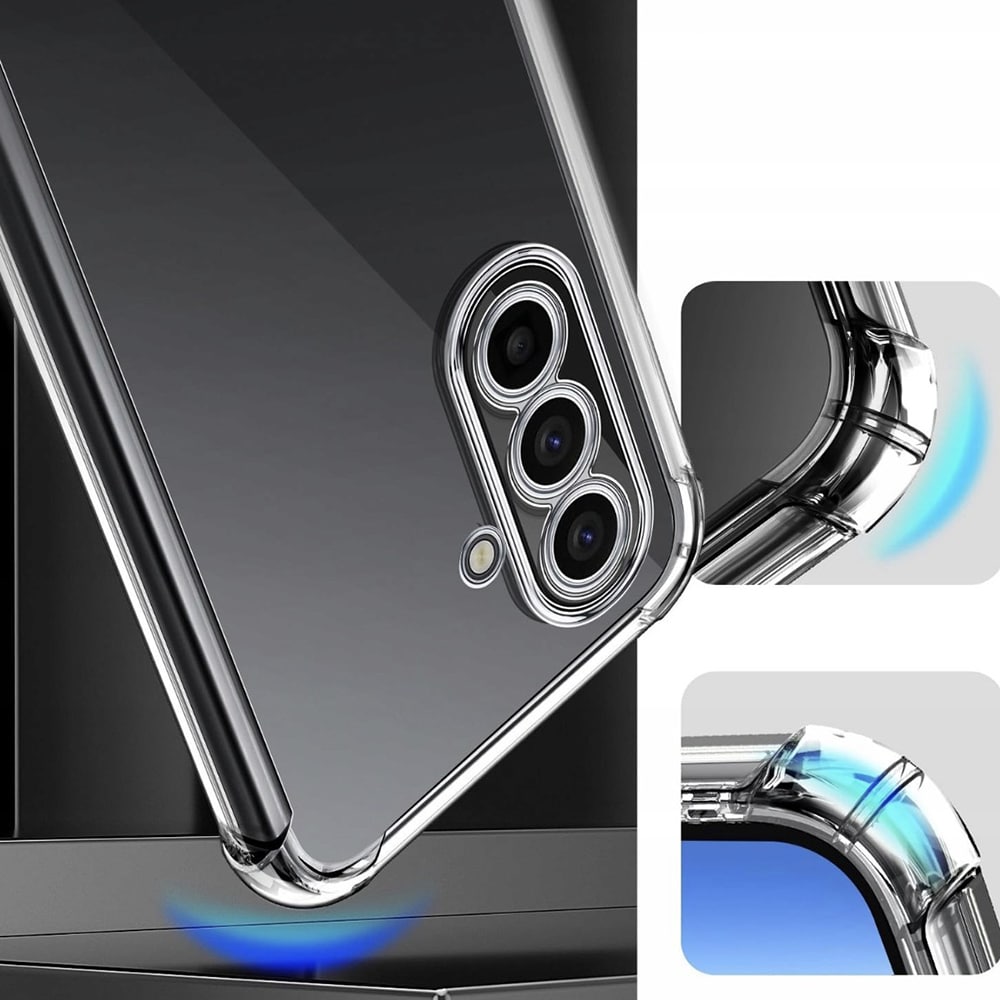Techsuit Shockproof Clear Silicone - θήκη για Samsung Galaxy A17 / 4G 5G - Διάφανο - Image 2