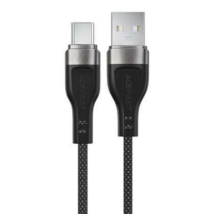 Acefast - Data Καλώδιο (c11-04) - Magnetic Winding, Fast Charging, Usb To Type-C, 3a, Adjustable Lenght, 1.2m - Black