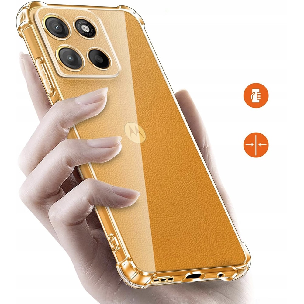 Techsuit Shockproof Clear Silicone - θήκη για Motorola Moto G15 - Διάφανο - Image 6